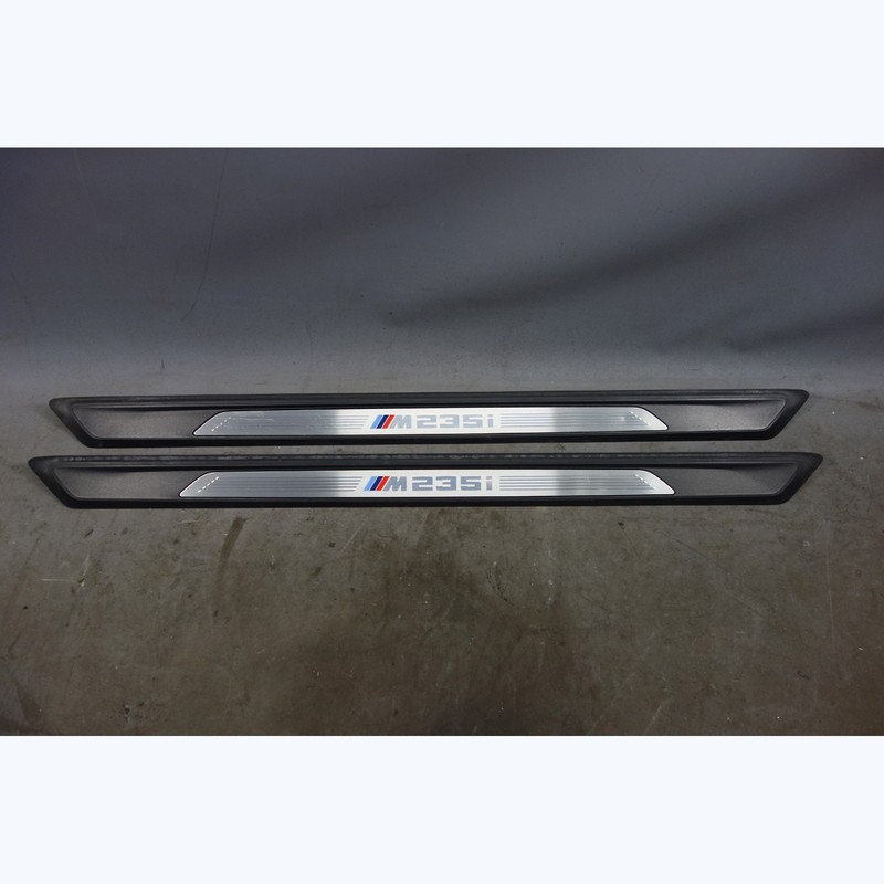 2014-2016 BMW F22 M235i Coupe Factory Door Sill Entrance Cover Trim M Sport OEM