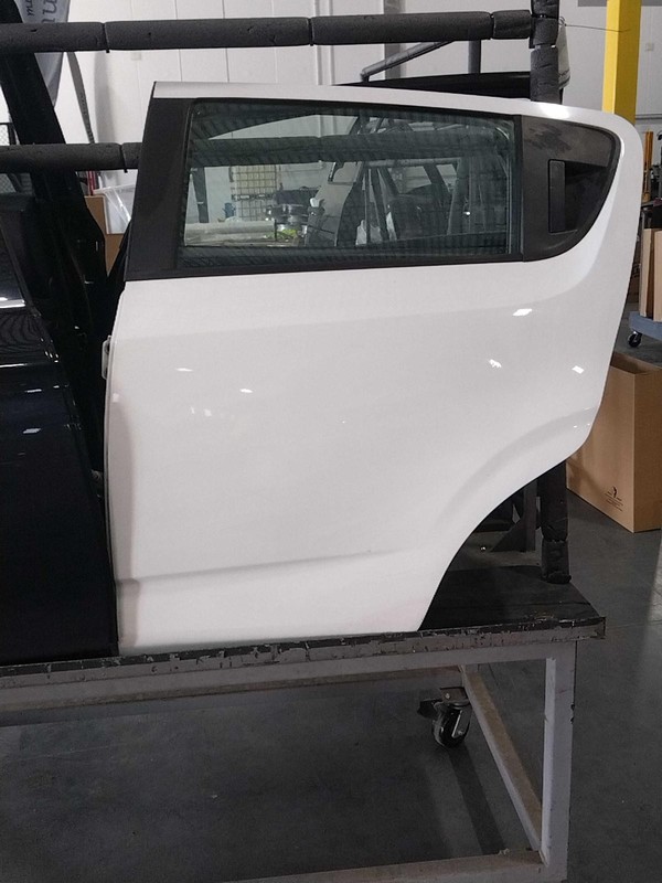 2016 Chevrolet Sonic Left Rear Door White 4DR HTBK 102K Miles OEM Used