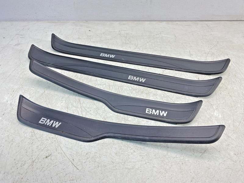 BMW E90 3 Series SEDAN Front & Rear Door Sill Scuff Trim Panel Cover Set! OEM✅