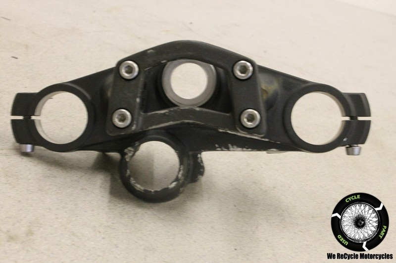 09 KAWASAKI EX 650 NINJA UPPER TRIPLE CLAMP HANDLE BAR HANDLEBAR MOUNT EX650