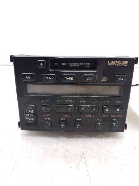 99-00 LEXUS SC300 RADIO/STEREO RECEIVER UNIT ASSEMBLY