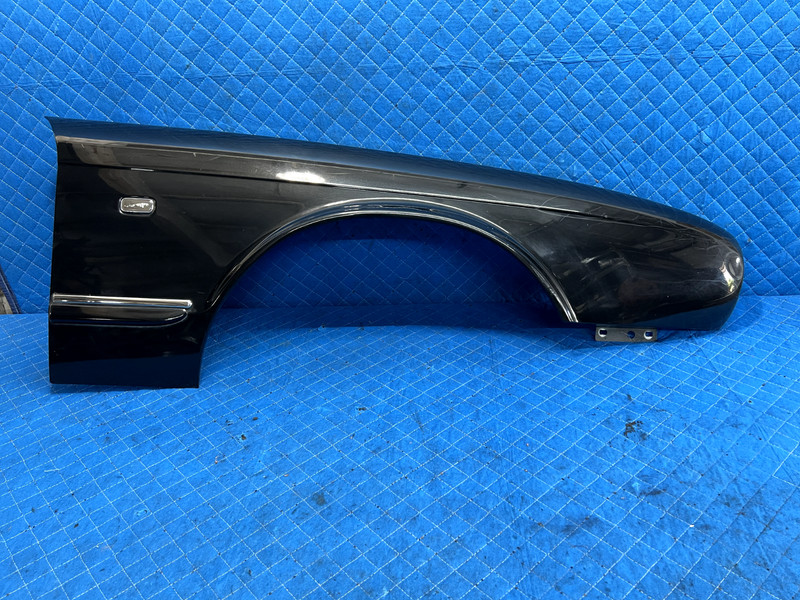 98-03 Jaguar XJ8 VDP Front Right Passenger Side Fender Wing Panel Black OEM