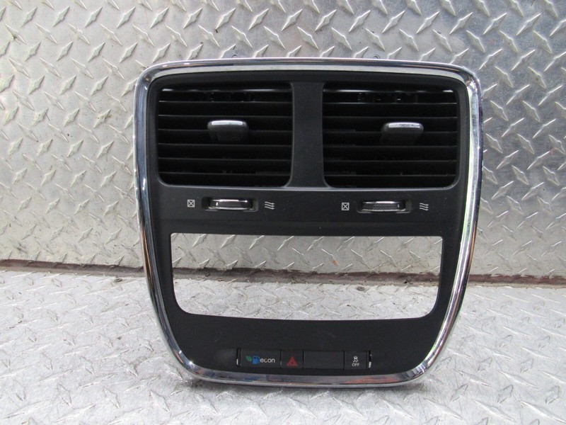 2013 DODGE GRAND CARAVAN CENTER DASH RADIO BEZEL TRIM W/ AIR VENT 1SQ531X9AE