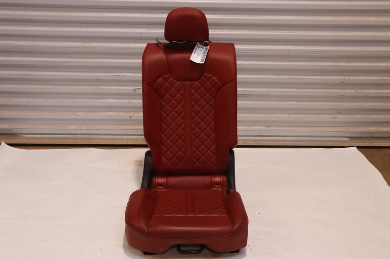 2018-2020 AUDI SQ5 REAR RIGHT SIDE SECOND ROW SEAT LEATHER RED OEM