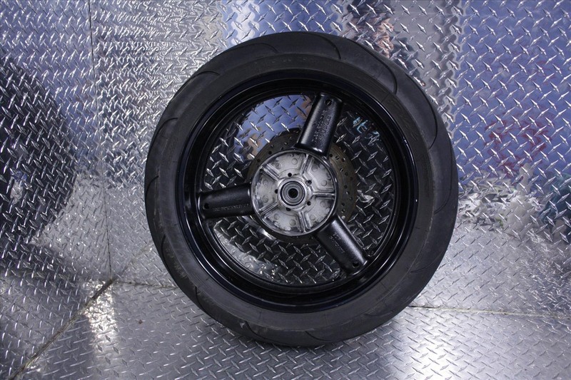 2004 SUZUKI GSX 600 F KATANA REAR WHEEL RIM TIRE W/BRAKE ROTOR DISC GSX600 04