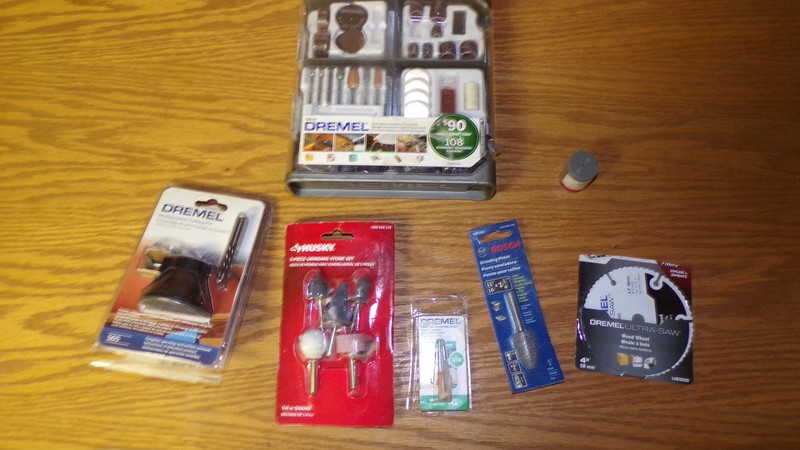 Lot of Dremel Husky & Bosch Grinding Stones Kits, ALL NEW *FREE SHIPPING*