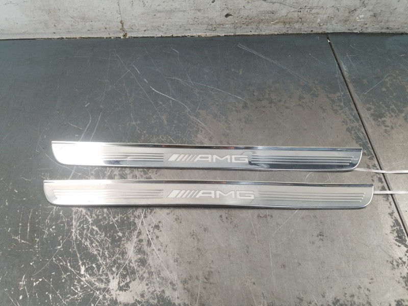 2017 Mercedes AMG C 63 S Illuminated Door Sill Scuff Plates #3490 C5