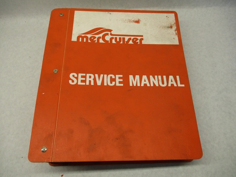 90-60673 71707 Mercruiser Stern Drive & Marine Engine Service Manual 1974-77