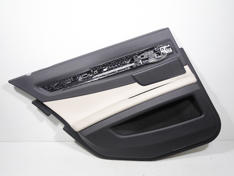 09-15 BMW 750I F01 REAR LEFT SIDE INTERIOR DOOR PANEL TRIM OEM 80K