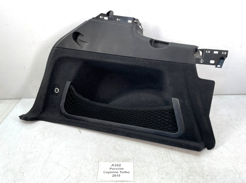 ✅ 11-18 OEM Porsche Cayenne Turbo 958 Rear Left Trunk Quarter Trim Cover Panel*