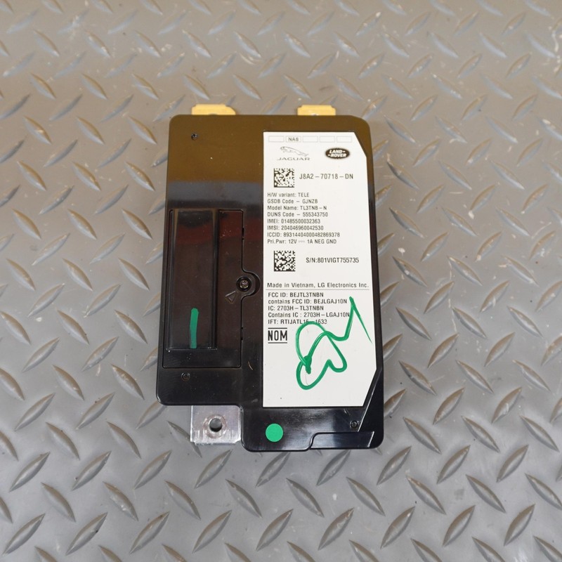2017-2020 JAGUAR F-PACE Telematic Communication Control Module OEM J8a270718dn