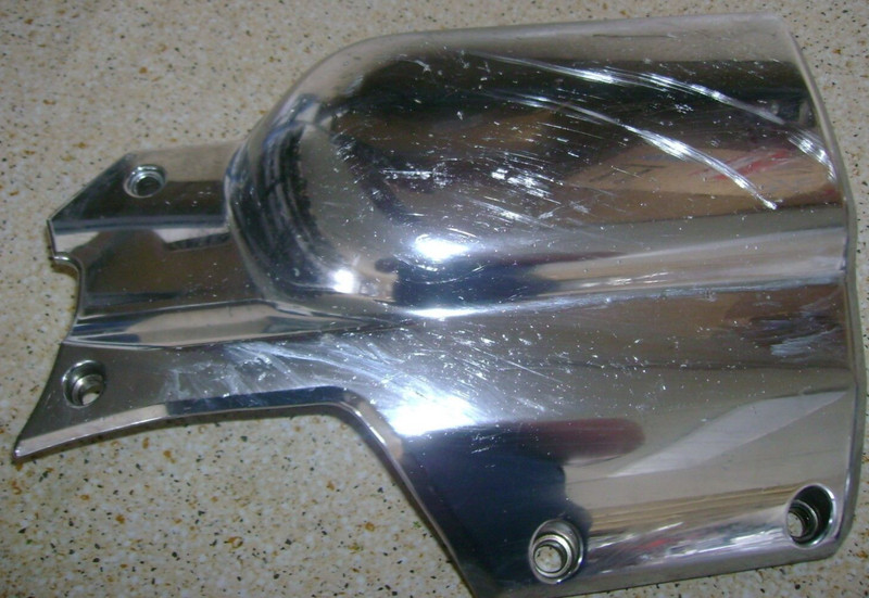 2002 Honda Shadow VTX1800 Chrome Engine Cover Panel Shaft Clutch VTX 1800 C C3
