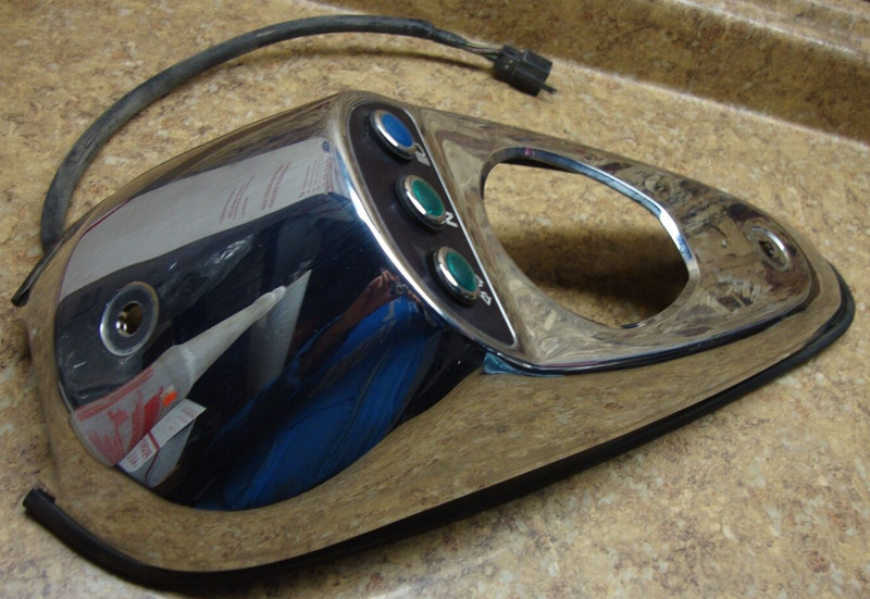 2005 Kawasaki Eliminator BN125 BN 125 Fuel Gas Tank Chrome Cover Lights F13