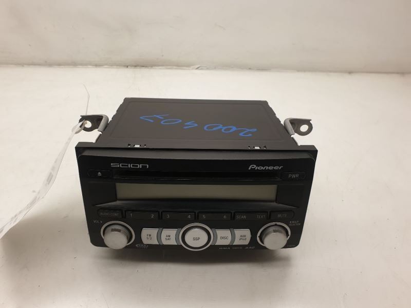 08-14 SCION XB RADIO/STEREO RECEIVER AND DISPLAY UNIT ASSEMBLY
