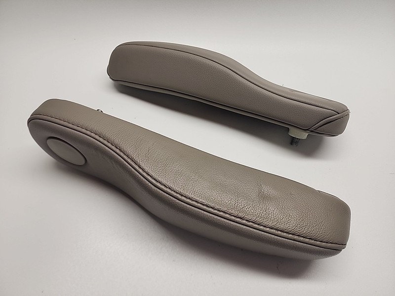 Honda Front Seat Armrest Taupe Leather Set Left And Right Only OEM LF RF