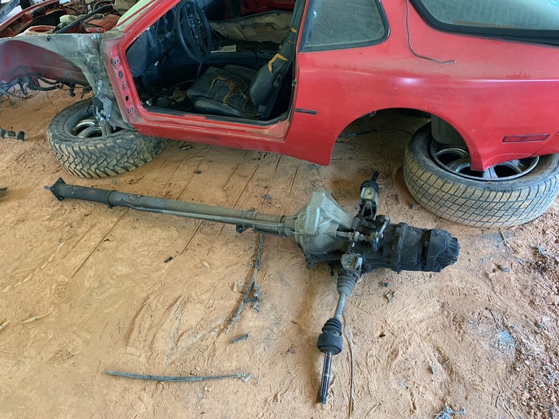 85 Porsche 944 Manual 5 speed transmission clutch drive shaft assembly