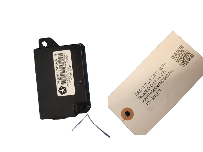 Used Oem Alfa Romeo Compass Module 68264746AA for 2017-2021 Giulia 2.0L RWD