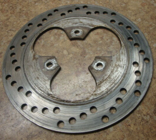 1987 Honda TRX250X TRX 250 TRX250 X Rear Axle Disk Brake Rotor Back 87