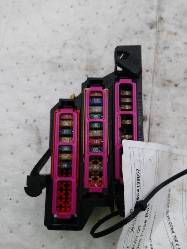 2012 AUDI Q5 Fuse Box 499540 Silver Used 117K Miles OEM Quality Parts