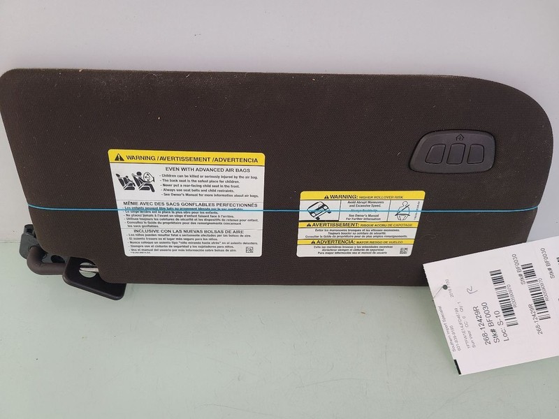 Passenger Sun Visor Crew Cab With Sunroof Fits 18-20 FORD F150 PICKUP 590970