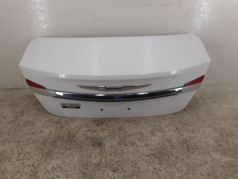 Chrysler 200 Rear Trunk Decklid Sedan White OEM 2011 2012 2013 2014