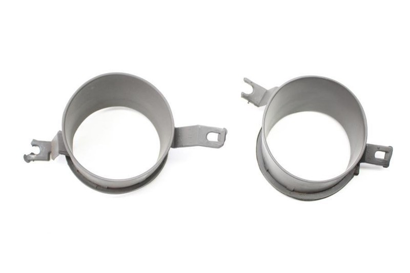 1984-1986 Nissan 300ZX Z31 2+0 Gray Center Dash Gauge Bezels