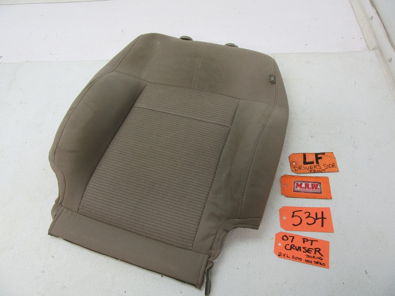SEAT COVER TOP BACK BROWN LF LEFT DRIVER SIDE FRONT for 07 08 09 10 PT CRUISER