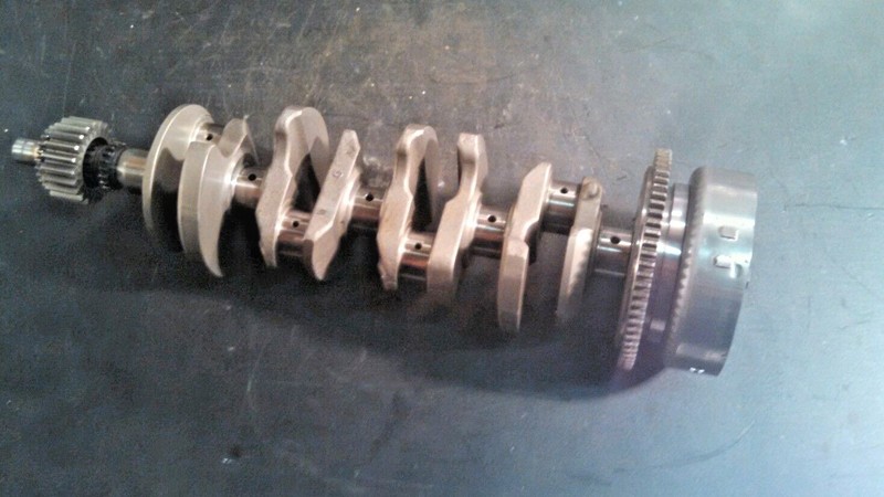 2005 2009 Yamaha VX 110 Crankshaft Gear Flywheel Magneto Rotor Crank Shaft VX110