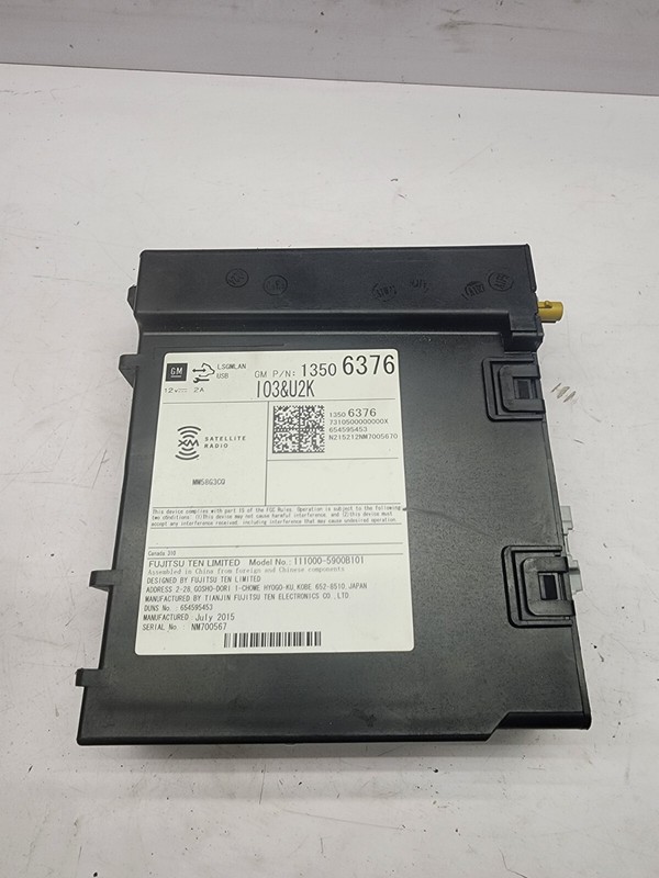 2013 - 2019 CADILLAC ATS SATELLITE RADIO STEREO AUDIO RECEIVER OEM 13506376