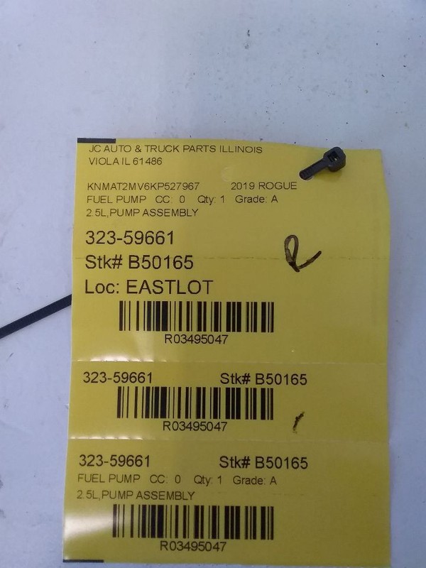 Fuel Pump Assembly 2.5L VIN 5 1st Digit Fits 14-20 ROGUE 3495047
