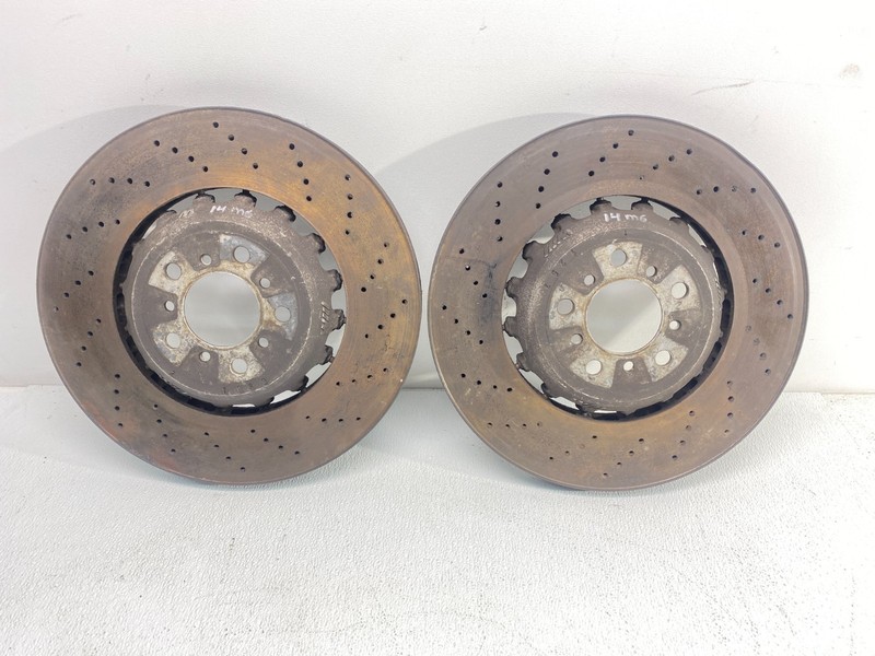 12-19 BMW F06 F10 F12 M5 M6 Rear Left & Right Ventilated Brake Rotor Set! OEM✅