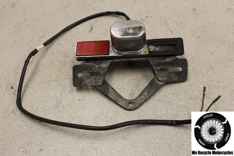 1987 HONDA VT 700 SHADOW REAR TAG PLATE LIGHT REFLECTOR MOUNT BRACKET VT700 87