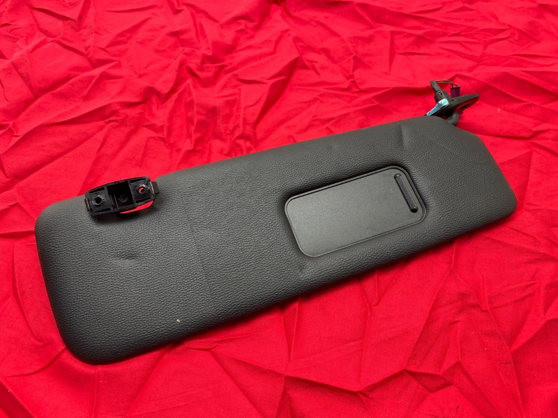 BMW E88 E93 1/3 Series Convertible Right Passenger Sun Visor Shade Black OEM✅