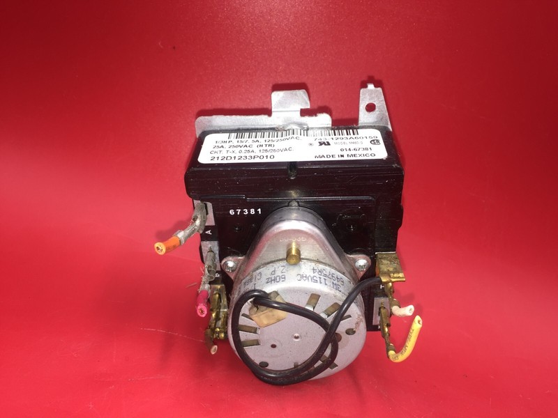 GE DRYER TIMER 212D1233P010WD-9841
