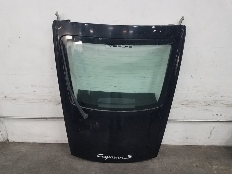 2006 Porsche Cayman S 987Black Rear Hatch / Glass Window #4205 Y8