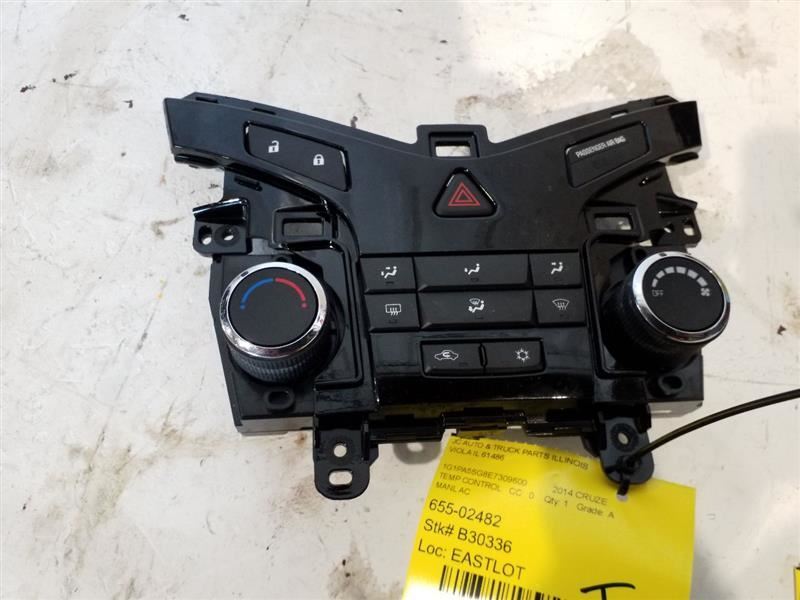 Temperature Control VIN P 4th Digit Limited Fits 12-16 CRUZE 3092293