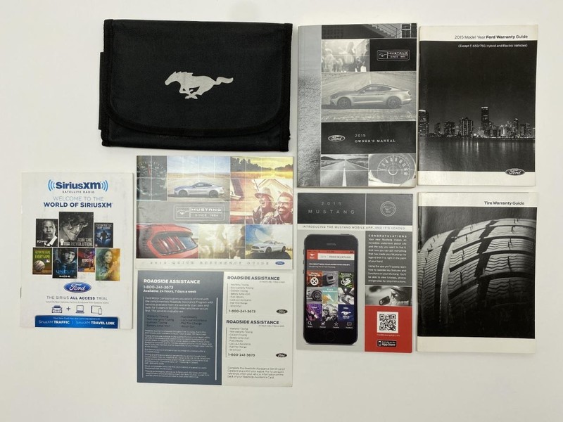 Owners Manual 2015 Ford Mustang 86717
