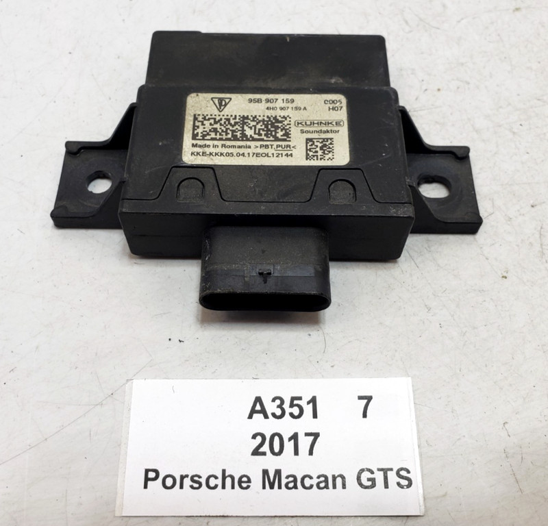 ✅ 15-18 OEM Porsche Macan GTS 95B Sound Actuator Control Module 34k