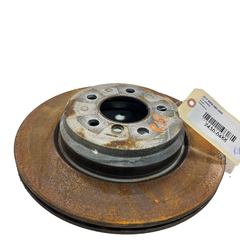 12-20 BMW 430i 440i 428i F30 F32 F36 Brake Disc Ventilated Rear OEM 340mmx20mm