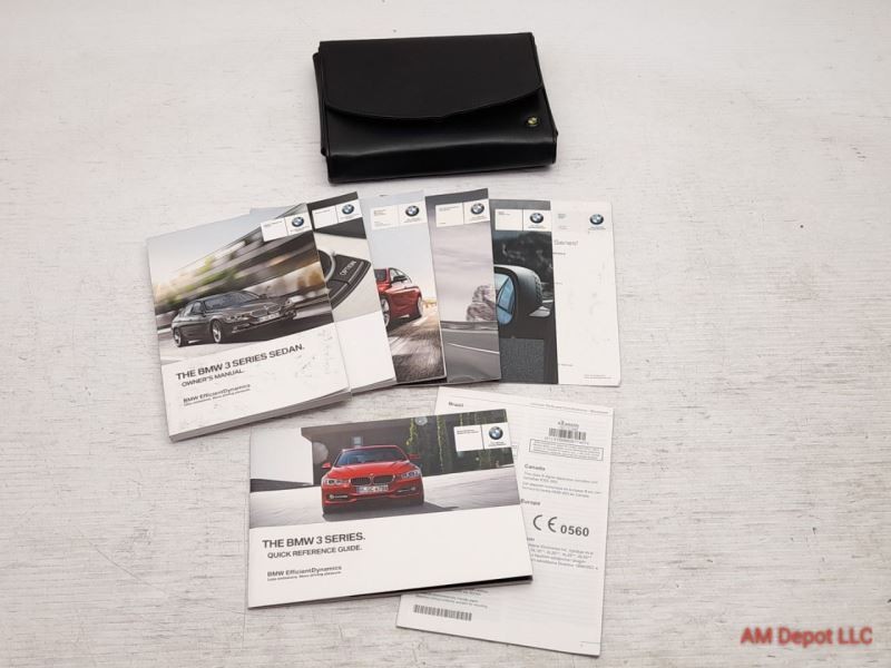 2013 BMW 320i 328i 335i F30 Owners Manual Book Set As Pictured 01402917801