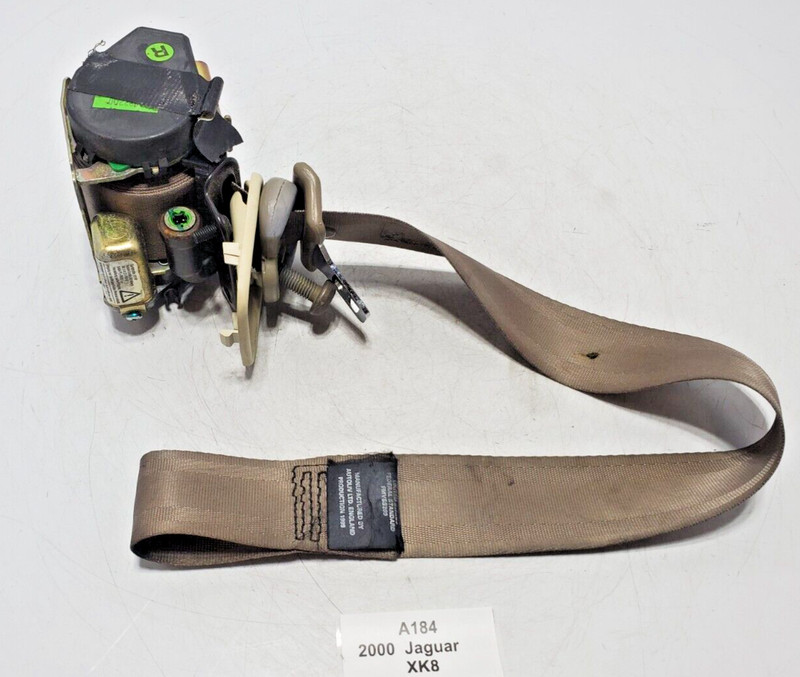 ✅ 2000-2002 OEM Jaguar XK8 Convertible Front Right Passenger Seat Belt Retractor