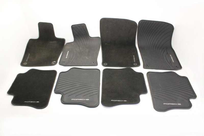 10-16 Porsche Panamera 4.8L AWD Complete Set of Carpet and All Weather Floor Mat