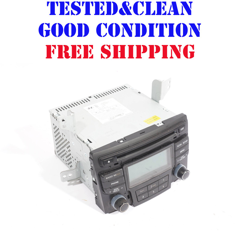 11-2014 HYUNDAI SONATA AM FM RADIO CD PLAYER RECEIVER 96180-3Q700 OEM