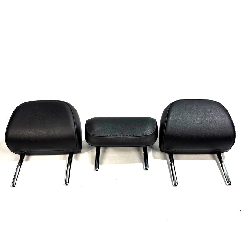 📌 2015 - 2019 AUDI A3 REAR LEFT RIGHT & CENTER SEAT HEADREST LEATHER OEM