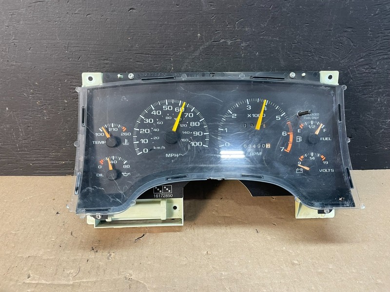 1995 1997 Chevrolet S10 Blazer Speedometer Instrument Gauge Cluster AE3387DG
