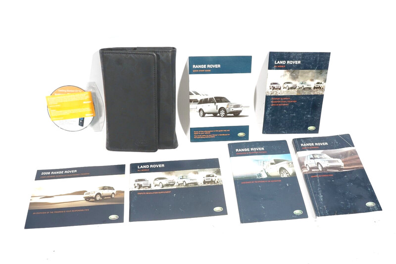 2006 - 2009 RANGE ROVER SUPERCHARGED MANUAL BOOK OEM