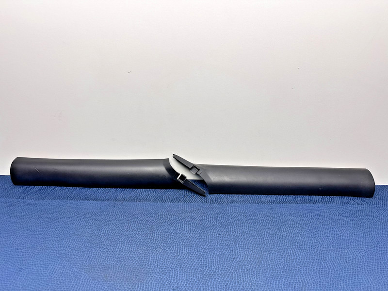 96–02 BMW E36 Z3 Rodstr Front Windshield A-Pillar Apron Cover Trim Black SET OEM