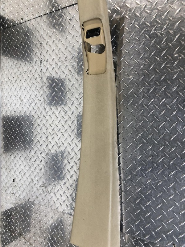 1986-1991 Mercedes Benz W126 Passenger Right B Pillar Trim Beige Oem
