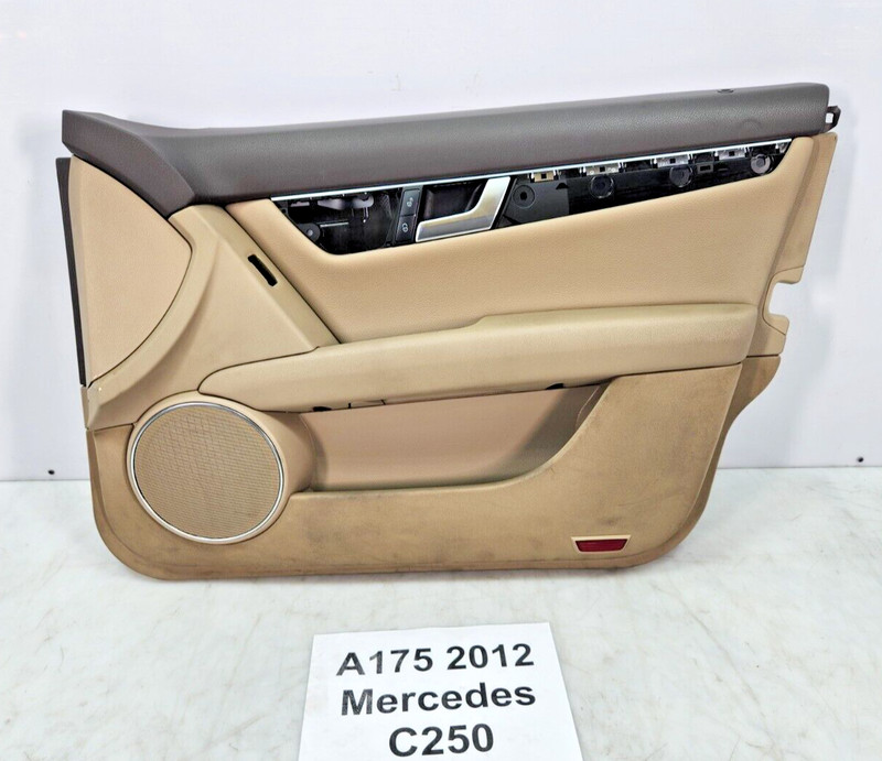 ✅ 08-14 OEM Mercedes W204 C250 Front Right Passenger Interior Door Panel Beige*