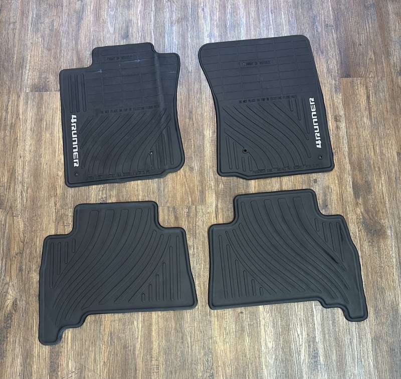2010-12 TOYOTA 4RUNNER ALL WEATHER FLOOR MAT SET - OEM PART # PT908-89000-XX
